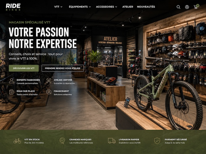 Pilotage e-commerce d'une marque de vélo