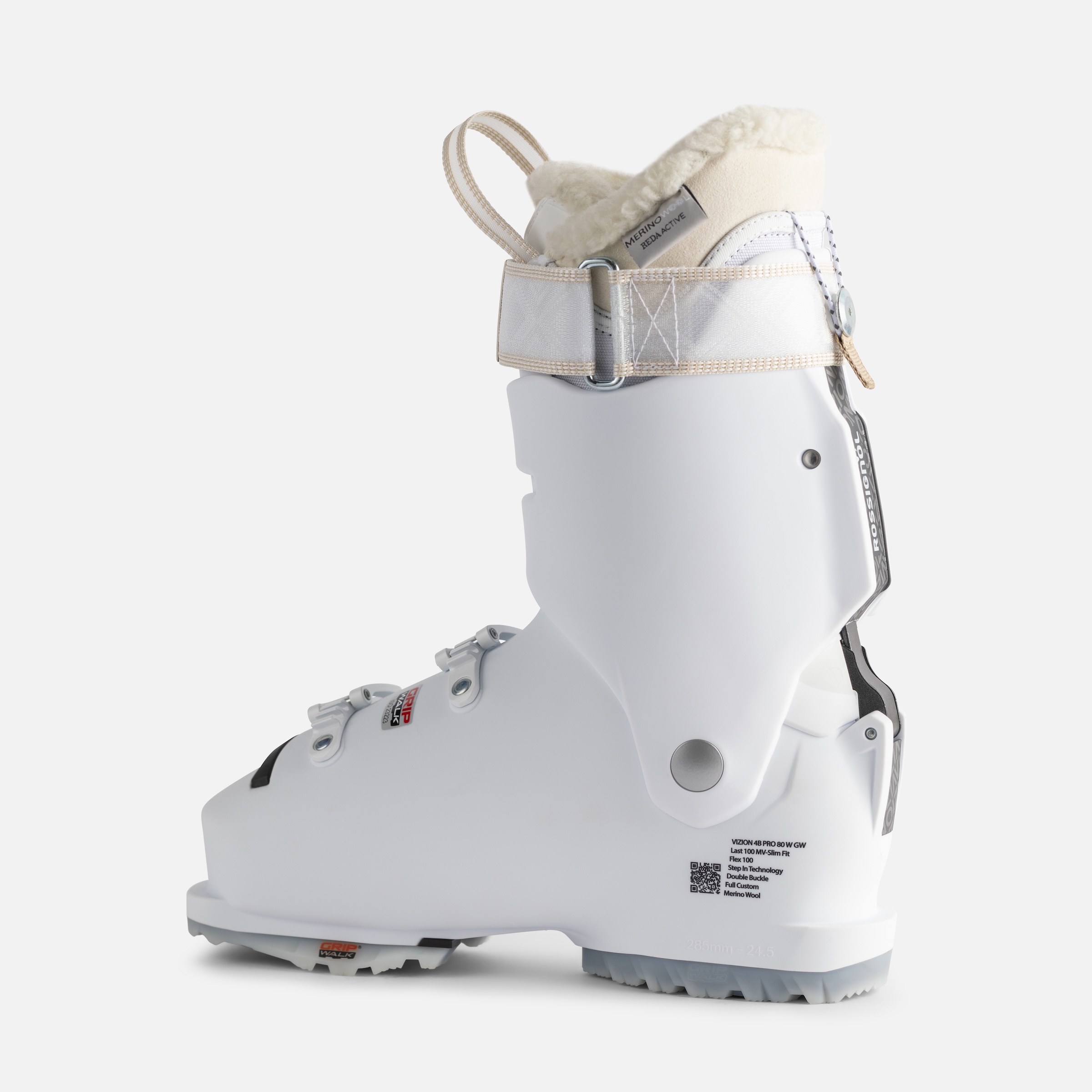 Ski avec QR code intégré